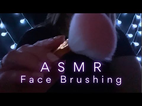 ASMR ⎪8 HOURS Gentle Face Brushing ~ Layered with Crackling Fire🔥 🥱