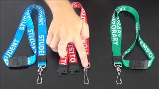 Pre-printed Lanyards