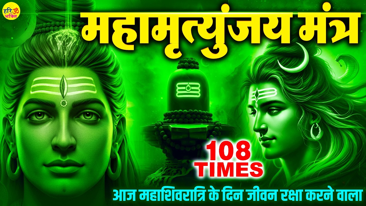 Mahamrityunjay Mantra108 - आज महामृत्युंजय मंत्र सुनने से शिव जी का आशीर्वाद प्राप्त होता है