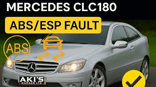 Mercedes-Benz Clc180 Absesp Fault Codes C1130 C1131 C1132 C1135 - Diagnosis Fix
