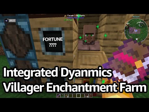 Integrated Dynamics Villager Enchantment Farm