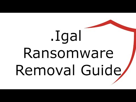 Igal File Virus Ransomware [.Igal] 제거 및 .Igal 파일 해독