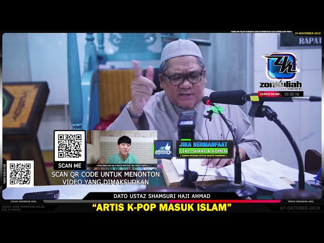 TAZKIRAH : Kisah Artis Kpop Masuk Islam - Ustaz Shamsuri Haji Ahmad class=