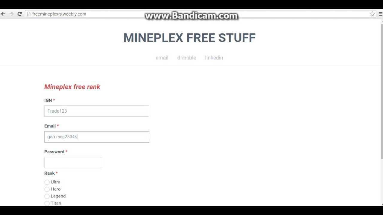 How to get free rank on Mineplex - YouTube