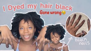 Dying My Natural 4c Hair | Watch Me Dye My Natural Hair