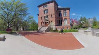 Indiana University Bloomington campus in the Spring, 2021
