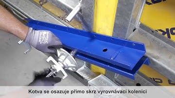 Framed formwork Framax Xlife - Length adjustment using fillers - Monotec single-side tie [CZ]