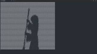 Bad Apple on Notepad and the Terminal | Showcase