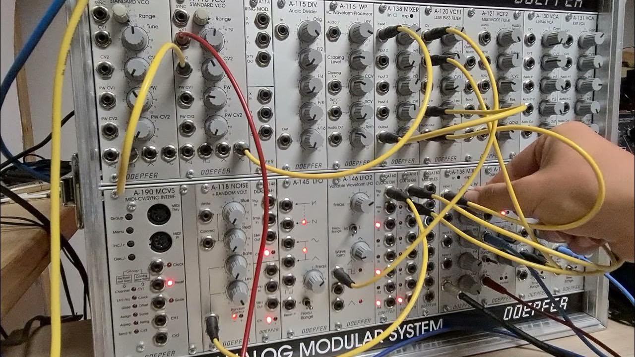 Doepfer A100 SB2 Irregular selftriggering patch YouTube