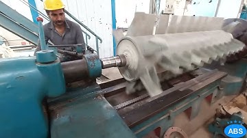 Dynamic Balancing & Machining Service of Turbo Rotor at ABS Workshop Karachi.