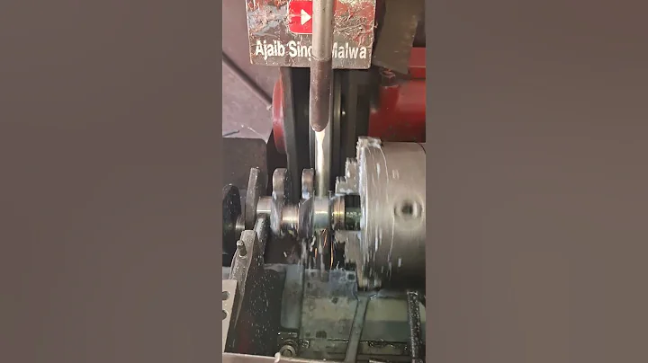 Crank Grinding #automobile #car #repair #workshop #engine #jcb #sleeve #honing #diesel #3clyinder