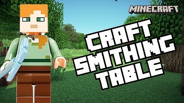 How to Craft Smithing Table in Minecraft (2024) | Create a Smithing Table Guide
