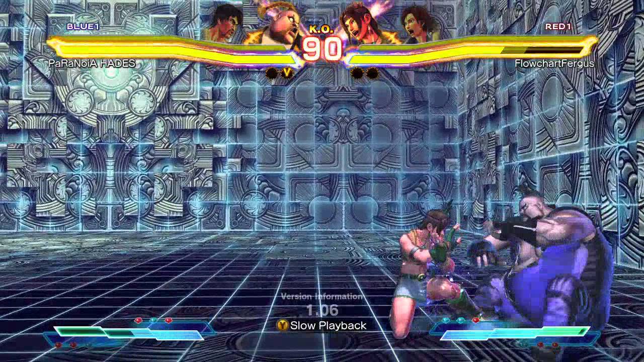 SFxT: XBL OTS 1.4: PaRaNoiA HADE (Rufus x Law) VS FlowchartFergus (Julia x Asuka)