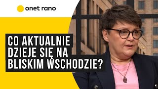 Co aktualnie dzieje się na Bliskim Wschodzie? Ekspertka wyjaśnia