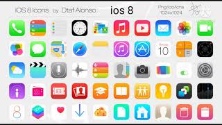 evolution of ios icon pack screenshot 1