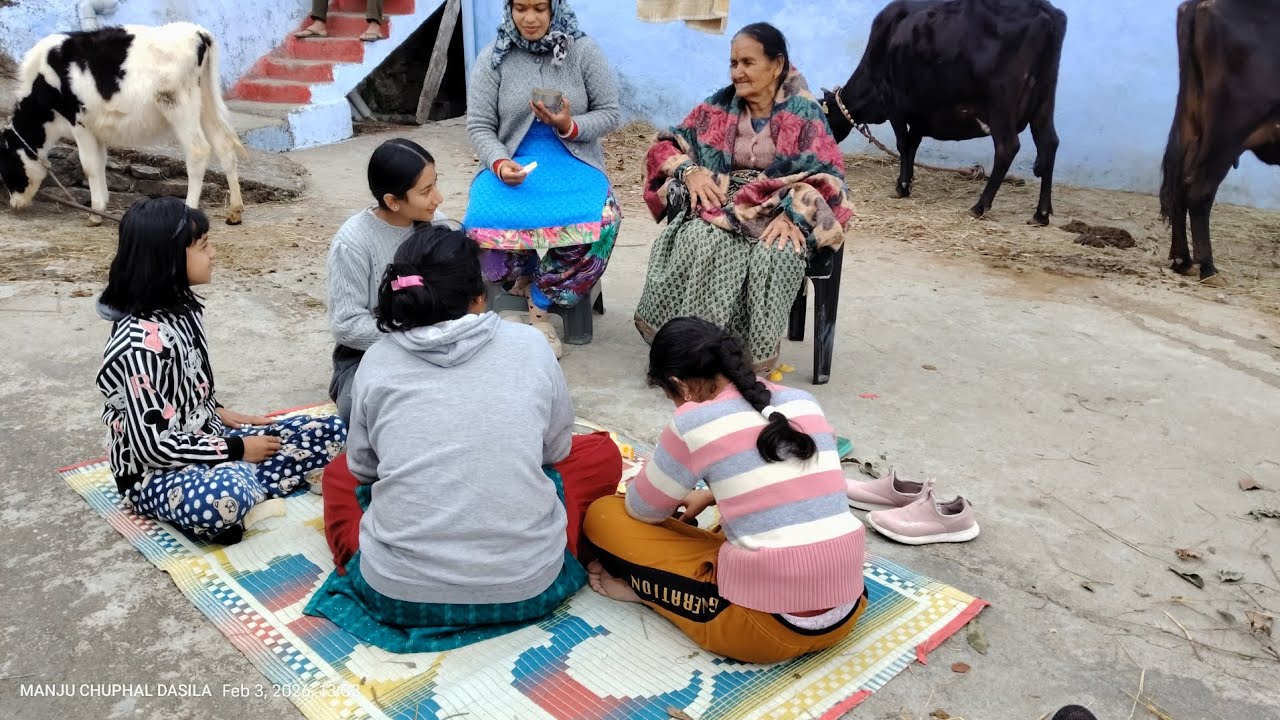 इतने ठंडे मौसम में हमने बनाया चूख##पहाड़ी ##uttakhandi ##💝🍋