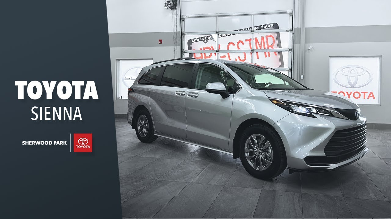 2024 Toyota Sienna Hybrid LE AWD Tour - YouTube