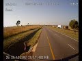 Dashcam clip reveals traffic officer