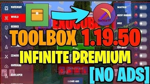 Toolbox For Minecraft 1.19.50 Infinite Time 2022 [ Minecraft Mod Menu] | Gamingroots