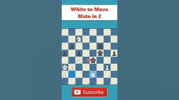 [12] Chess Puzzle - Mate in 2 | 101 Checkmates Series #Shorts