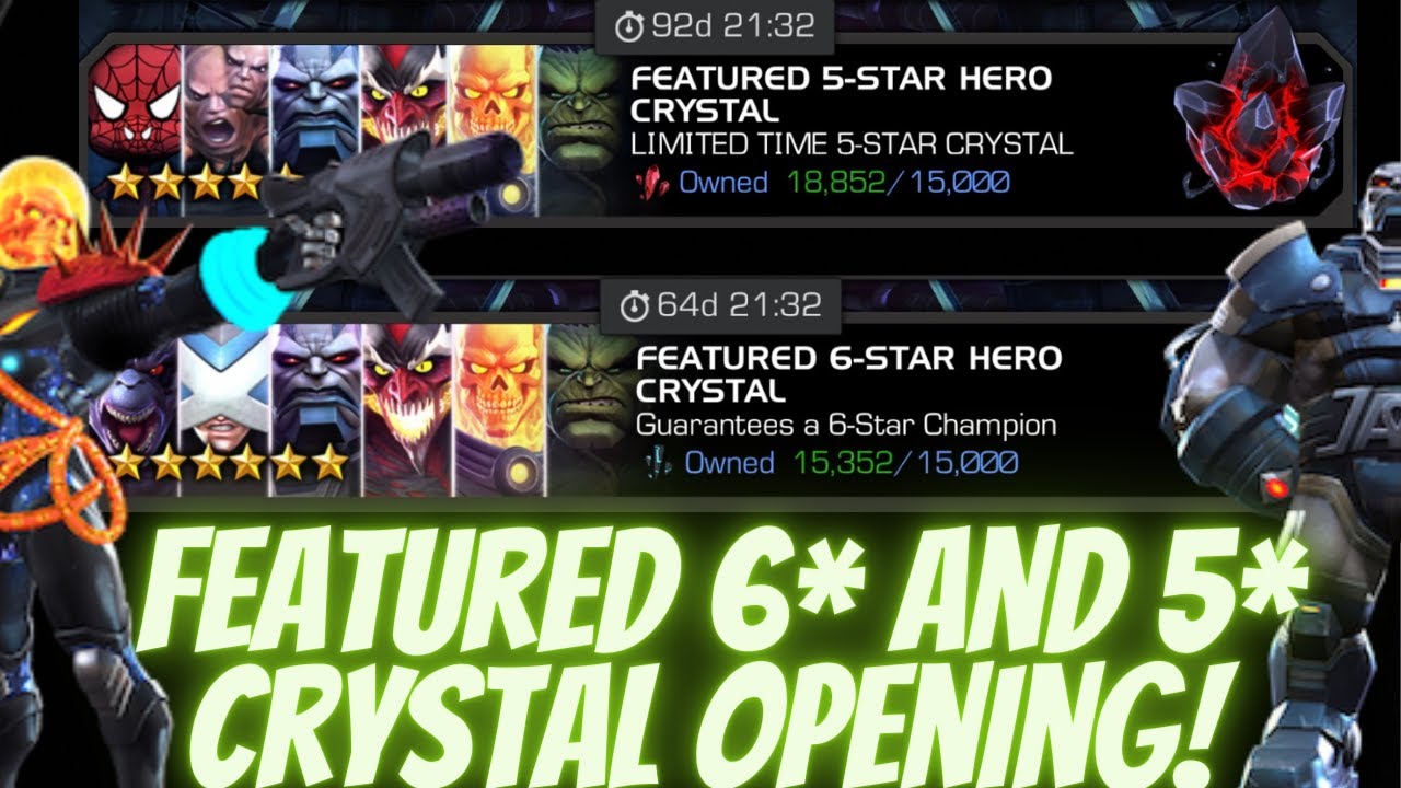 Hunting Cosmic Ghost Rider And Apocalypse! Featured 6 Star And 5 Star Crystal Opening!
