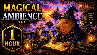 🌙 Arcane Capy's Lost Star Library | Magical Ambience for Study, Relaxation &amp; Sleep 🪄