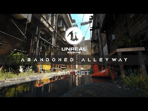 Abandoned Alleyway II #unrealengine5  II #megascans  II #3d