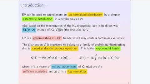NPFL108: Lecture 4 - Expectation - Propagation algorithm by José Miguel Hernández Lobato
