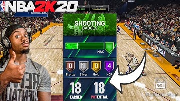 *NEW* FASTEST SHOOTING BADGE METHOD IN NBA 2K20! HOW TO GET YOUR SHOOTING BADGES IN UNDER 1 DAY!