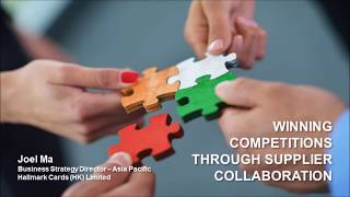 CBX Software Webinar - Winning Competitions through Supplier Collaboration