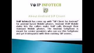 VoIP Android SIP Client For Android Mobile