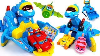 We envy Robocar Poli's headquarters! GoGoDino S3 transform dinosaur base appeared! - DuDuPopTOY