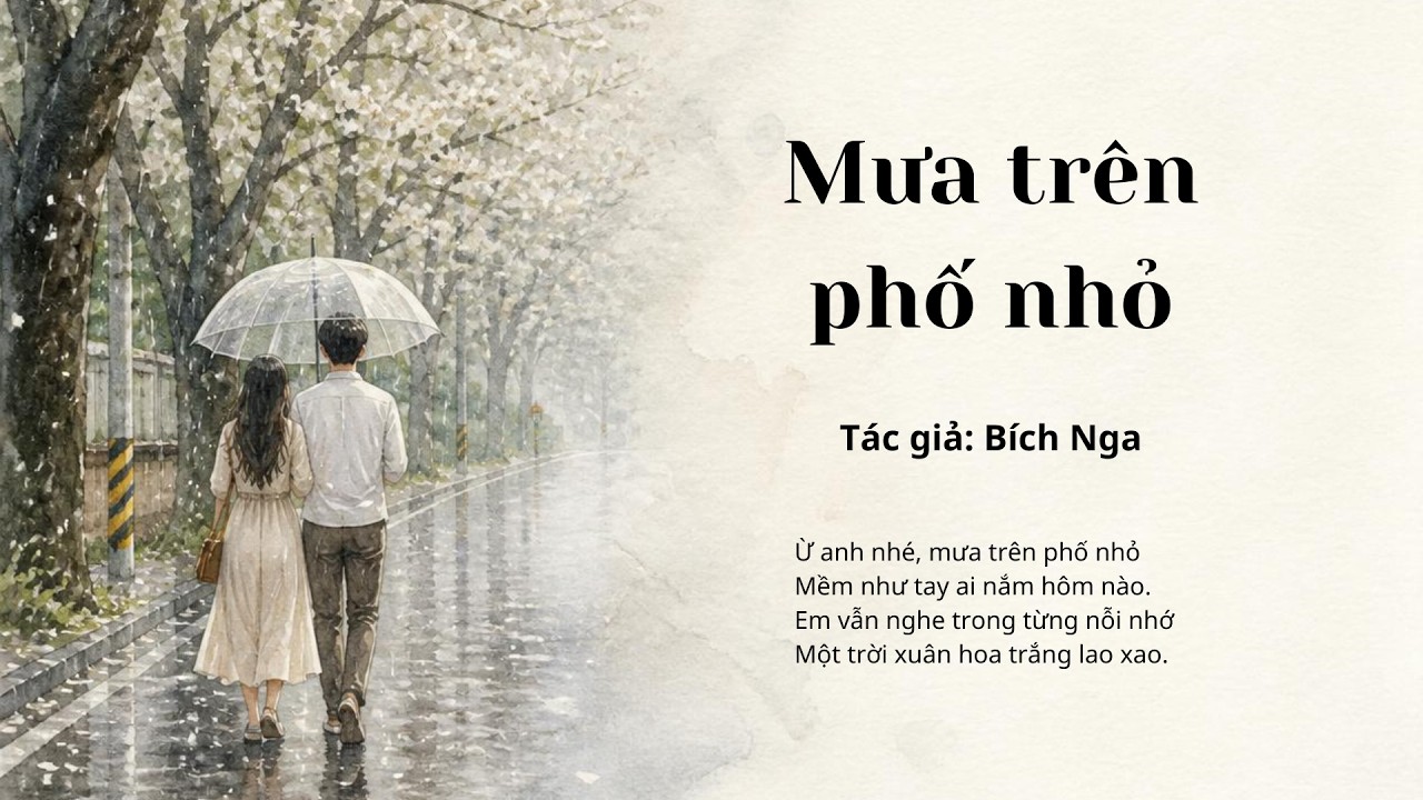 Mưa trên phố nhỏ