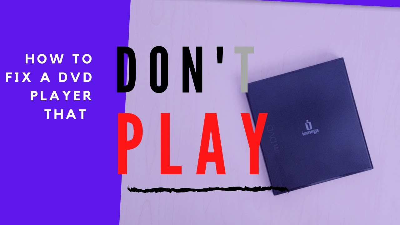 How to Fix a dvd player that won't play Basic Tutorial [ Soft Spoken