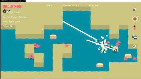 Rogue-Like Devlog 11 - Laser weapons - Gamemaker Studio 2