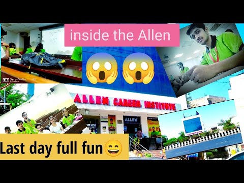 Allen Jaipur।Full day fun vlog?। सर ने video बनाते देख लिया? last day at Allen Jaipur।@ALLEN Jaipur