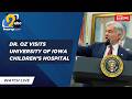 Dr. Oz visits University of Iowa Stead Family Children’s Hospital to talk healthcare