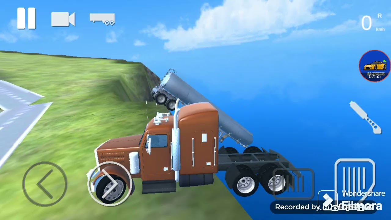 Destrui o caminhão no #Truk Crash Simulator:   accidente