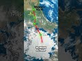 Magnetic north is moving rapidly.