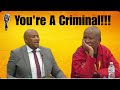 "You're A Criminal". Gayton McKenzie Vs Julius Malema During SONA debate