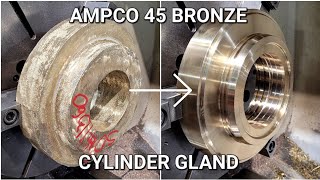Cylinder Gland | CNC Lathe Machining | Dławik cylindra