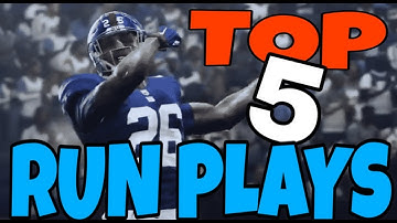 TOP 5 BEST RUN PLAYS IN MADDEN 19! HARDEST TO STOP, MOST EXPLOSIVE MONEY RUNS! OFFENSE TIPS & TRICKS