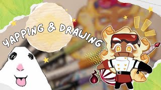 Attempting to explain my art style (mostly just yapping about stuff while drawing Butter Roll 🍪✨️)