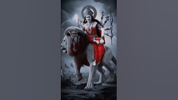 Divine Power of Maa Durga | Ride of the Warrior Goddess.. #shorts 🥰😈😘😲😨😱😍😰..?