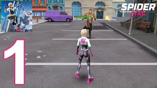 Spider Girl Gameplay Walkthrough Part 1 - Tutorial and Stages 1-15 (iOS, Android) screenshot 1