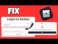Fix Roblox "An Unknown Error Has Occurred" or "Something Went Wrong" While Logging In (2025 Guide)