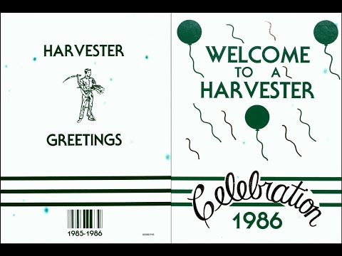1986 Pampa High School yearbook:  The Harvester