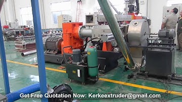 KTE/SE 75-180 Two Stage Extrusion Compounding Line - Kerke Extrusion