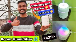 H2O Room Humidifier Unboxing and Review | Cheap and Best Humidifier | Humidifier Live Test