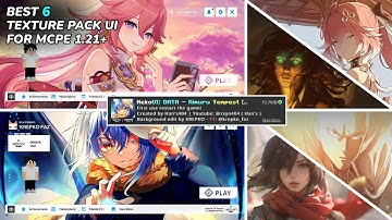 6 UI Anime Terbaik untuk MCPE 1.21+ | Texture Pack Neko UI